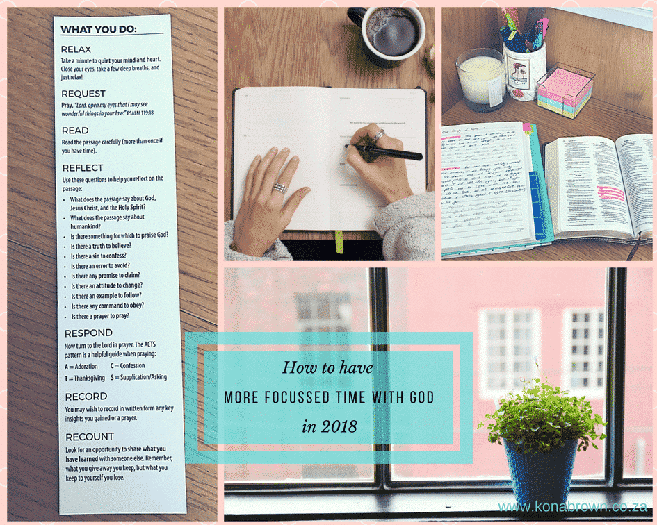 Eight tips for more focussed quiet times in 2018