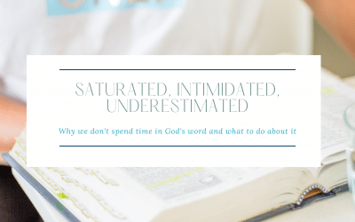 SATURATED, INTIMIDATED,UNDERESTIMATED