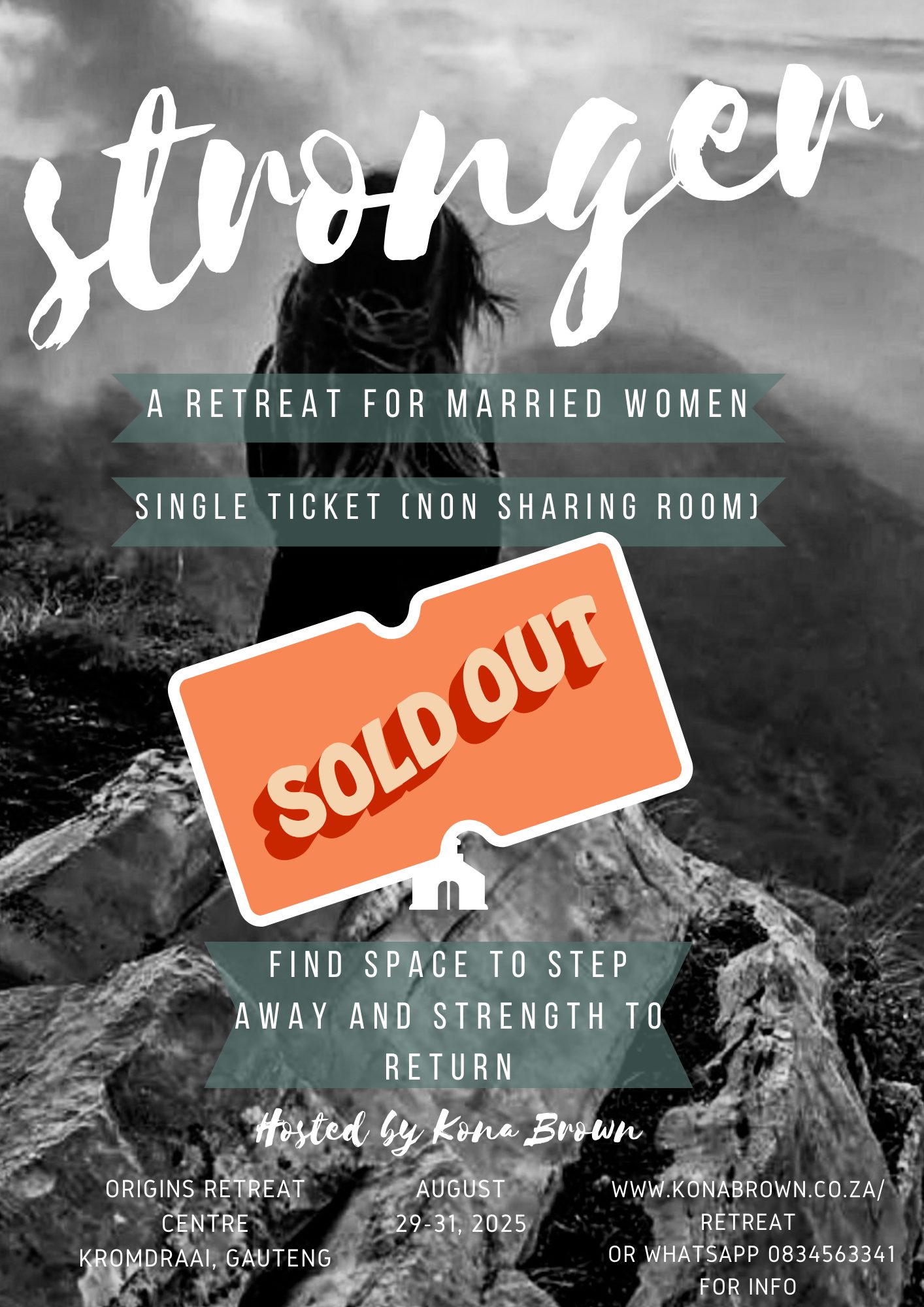 Stronger Women's Retreat Ticket (Single Accomodation)